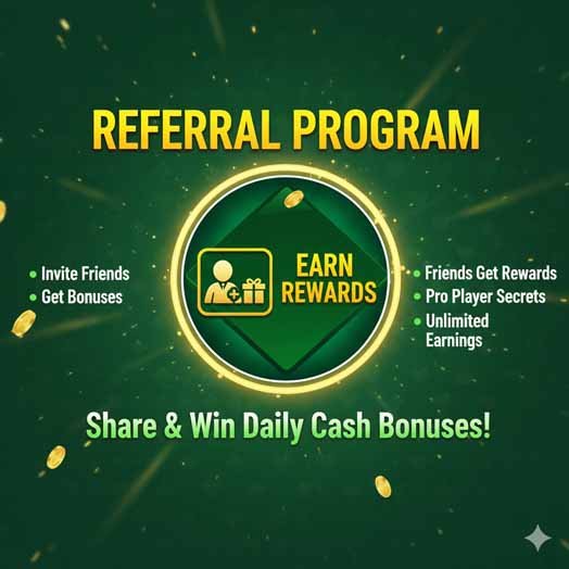 Referral Program in ever 777 game app