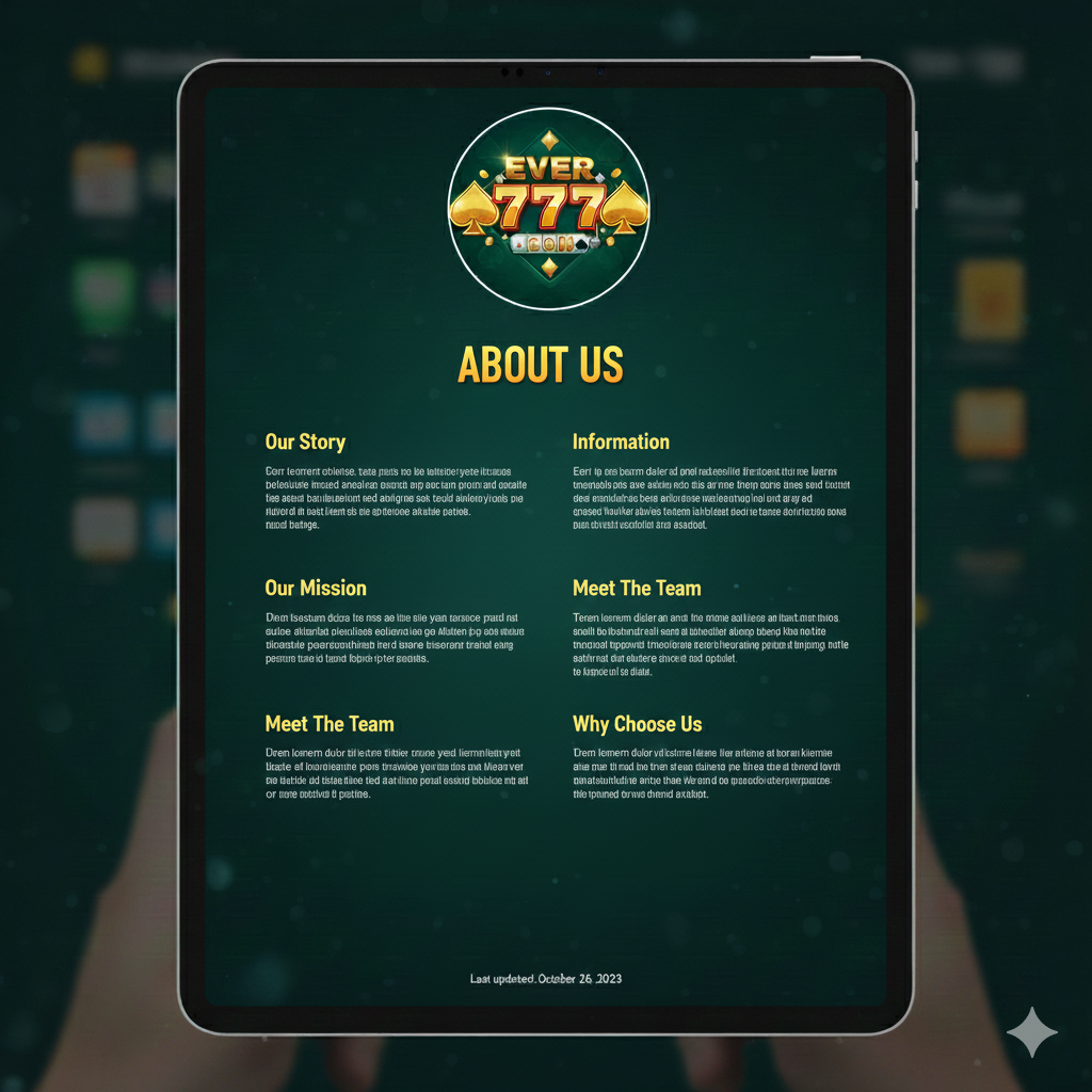 about us ever 777 game app